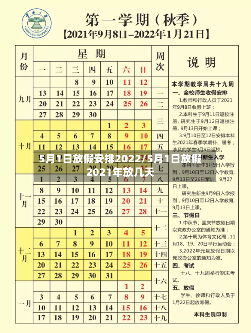 5月1日放假安排2022/5月1日放假2021年放几天-第2张图片
