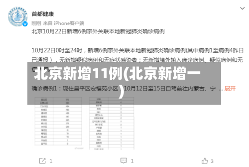 北京新增11例(北京新增一)-第3张图片